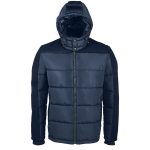 Мужская утепленная куртка на молнии с отстегивающимся капюшоном.<ul class="list"><li>Водоотталкивающая пропитка</li><li>Два наружных и один внутренний карман на молнии</li><li>Внутренние манжеты выполнены из трикотажного полотна в резинку</li><li>Утягивающий шнур в капюшоне и по низу изделия</li><li>Внутренний именной ярлык</li></ul><br><div id="tablemer"><img width="90" src="//files.giftsoffer.ru/images/tablemer/sweatshirt_no_sleeve.svg"/><table border="1" cellpadding="5" cellspacing="0"><tr align="center"><td>Таблица размеров