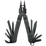 Super Tool 300 EOD — это мультиинструмент для тяжелой работы с мощными пассатижи со сменными кусачками. Рукоятки позволяют комфортно работать в перчатках и извлекать инструменты