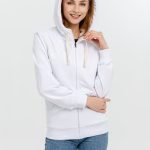 Толстовка унисекс на молнии с капюшоном.<br><br><ul class="list"><li>Края рукава и низ изделия выполнены резинкой</li><li>Вшитый утягивающий шнур в капюшоне