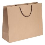 Пакет из крафт-бумаги Ecoliner Brown 120 г/м².  <br>Выдерживает вес до 1