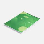 <ul class="list"><li>Блокнот формата А5 на спирали</li><li>Гибкая обложка из картона плотностью 300 г/м² с матовой ламинацией<br></li><li>50 листов без печати из белой бумаги плотностью 70 г/м²</li><li>Полноцветная печать на лицевой стороне обложки входит в стоимость изделия.</li></ul><p>Отправляя запрос