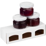 Ассорти из трех баночек джемов на виноградном соке. Сочные вкусы лесных ягод — когда не определиться