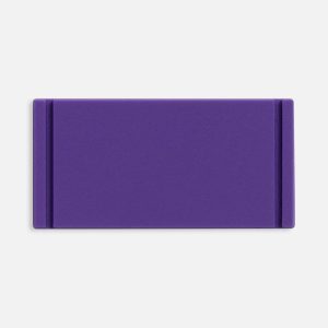 Лейбл из ПВХ Dzeta, XS, фиолетовый