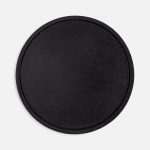 Лейбл из ПВХ Dzeta Round, L, черный