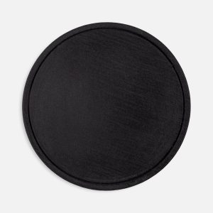 Лейбл из ПВХ Dzeta Round, L, черный