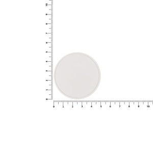 Лейбл из ПВХ Dzeta Round, L, белый
