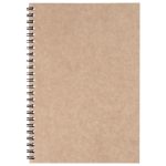 Блокнот с обложкой из картона Natural Kraft плотностью 265 г/м².<br>В блоке 40 листов без линовки из бумаги плотностью 70 г/м².