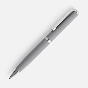 Ручка шариковая Inkish Chrome в футляре, серая