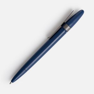 Ручка шариковая Prodir DS5 TSM Metal Clip, синяя с серым