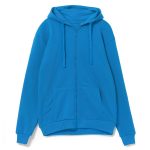Базовая толстовка унисекс на молнии и с капюшоном.<br><ul class="list"><li>Капюшон на подкладке</li><li>Молния в тон изделия<br></li><li>Два передних кармана<br></li><li>Манжеты и низ изделия выполнены резинкой 2х2</li><li>Съемный утягивающий шнур в капюшоне в цвет изделия