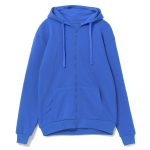 Базовая толстовка унисекс на молнии и с капюшоном.<br><ul class="list"><li>Капюшон на подкладке</li><li>Молния в тон изделия<br></li><li>Два передних кармана<br></li><li>Манжеты и низ изделия выполнены резинкой 2х2</li><li>Съемный утягивающий шнур в капюшоне в цвет изделия