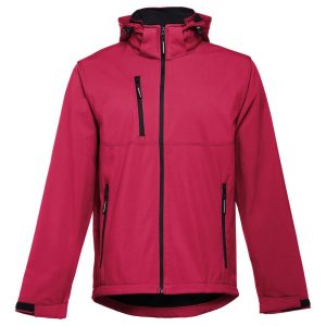 Куртка софтшелл мужская Zagreb, бордовая