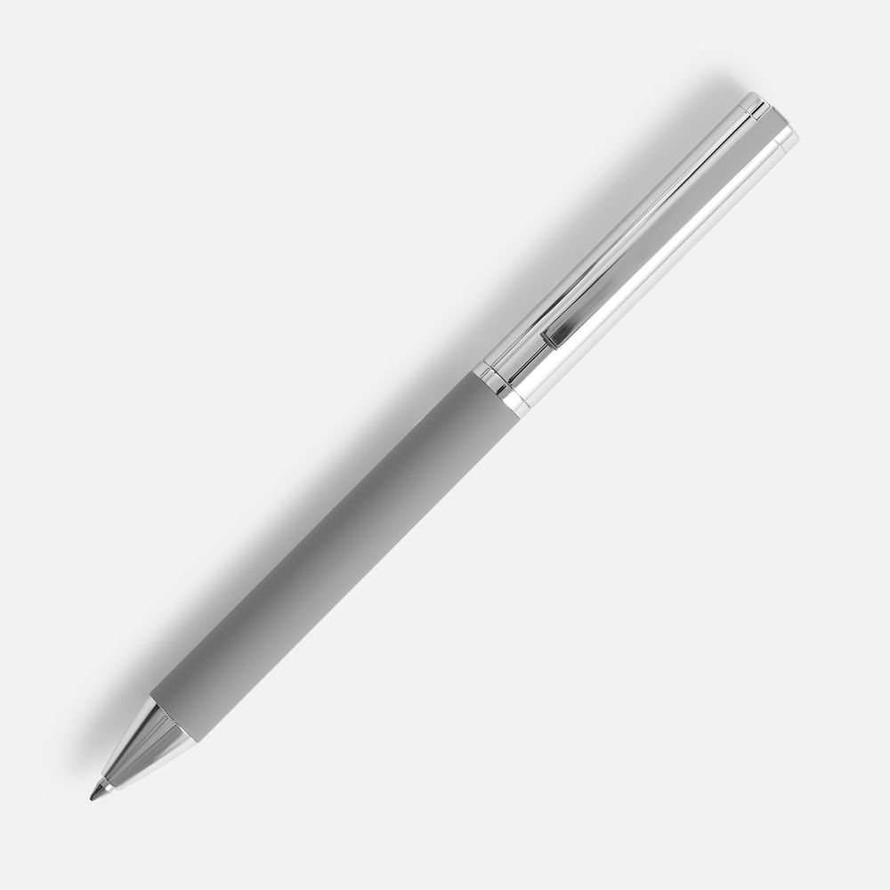 Ручка шариковая Eyeshot Soft Touch, серая