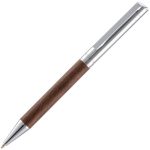 Шариковая ручка в деревянном корпусе с металлическими деталями.<br><ul class="list"><li>Механизм ручки: поворотный.</li><li>Корпус ручки разбирается