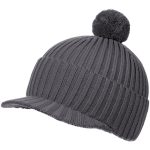 Однослойная вязаная кепка Peaky — оригинальный и практичный головной убор из мягкой акриловой пряжи.<br>Поставляется в пакете с липким краем.