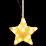 Декоративная подвеска Party Star просто создана быть звездой любой праздничной вечеринки! Приятная пушистая текстура и теплое свечение делают ее желанной гостьей как на елочке