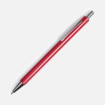 Изящная ручка с тонким корпусом.<br><ul class="list"><li>Механизм ручки: нажимной.</li><li>Корпус ручки разбирается