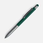 Шариковая ручка Digit Soft Touch привлекает внимание оригинальным дизайном нижней части пластикового корпуса и цветным наконечником-стилусом. Верхняя часть корпуса выполнена из алюминия с покрытием софт-тач — пишущий инструмент не хочется выпускать из рук.<br><ul class="list"><li>Механизм ручки: нажимной.</li><li>Корпус ручки разбирается