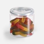 Сочный жевательный мармелад Jelly Sweets в форме забавных змеек с неповторимыми вкусовыми дуэтами: нежный персик с цитрусовой свежестью апельсина