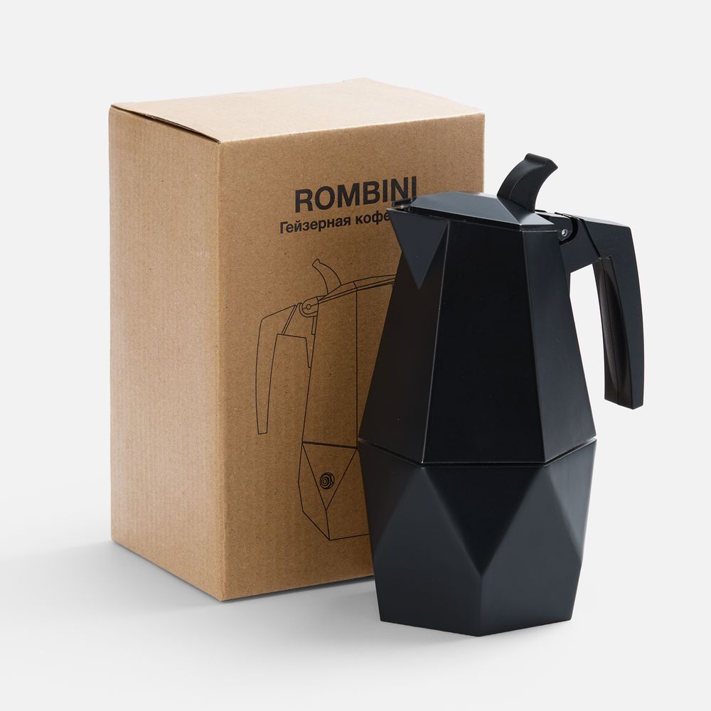 <p>Rombini — гейзерная кофеварка с многогранным характером