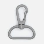 Застежка-карабин Snap Hook, L, серая