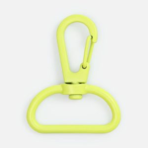 Застежка-карабин Snap Hook, L, желтый неон