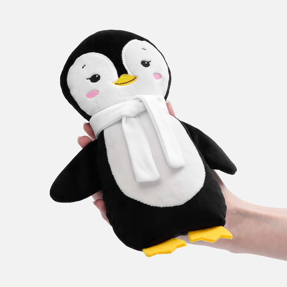 Мягкая игрушка Beastie Toys, пингвиненок с шарфом