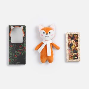 Набор игрушка в коробке с орешками