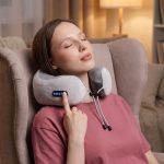 Дорожная подушка-массажер inRelax, ver.2, серая