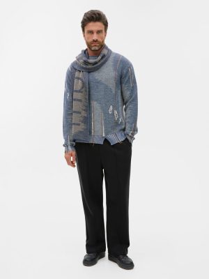 Шарф Denim полушерсть, XXL