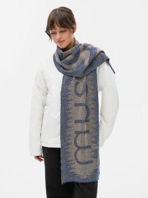 Шарф Denim полушерсть, XXL