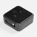 Набор для ухода за гаджетами со складным кабелем aceCase, черный