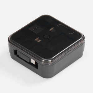 Набор для ухода за гаджетами со складным кабелем aceCase, черный