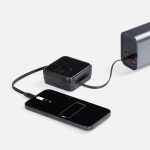 Набор для ухода за гаджетами со складным кабелем aceCase, черный