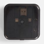 Набор для ухода за гаджетами со складным кабелем aceCase, черный