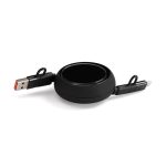 Складной кабель с переходниками pocketCoil, черный
