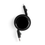 Складной кабель с переходниками pocketCoil, черный
