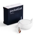 Складной кабель с переходниками pocketCoil, белый