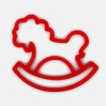 Подвеска «Лошадка-качалка» — креативный аксессуар с символикой грядущего года