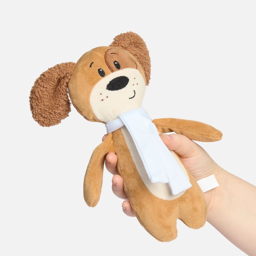 Мягкая игрушка Beastie Toys, собачка с шарфом