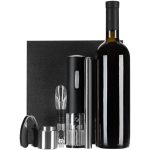 Набор Wine Diesel — настоящая находка для ценителей вин. Благодаря продуманному дизайну использование автоматического штопора практически не требует участия человека. Изящный чиллер поддерживает температуру напитка до часа