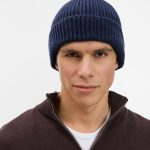 Шапка Bernard, темно-синяя