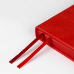 Ежедневник Leadmark, недатированный, красный