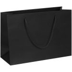 Пакет из бумаги Deep Black плотностью 150 г/м².<br><br>Выдерживает вес до 1