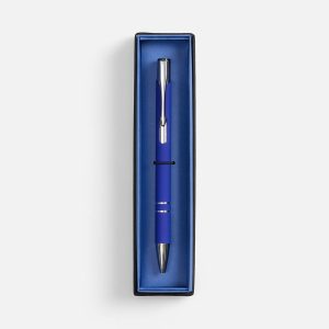 Ручка шариковая Keskus Soft Touch в футляре, синяя