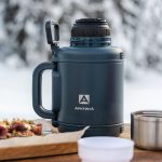 Термос «Арктика 1900» со складной ручкой, синий (индиго)