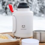 Термос «Арктика 1900» со складной ручкой, белый