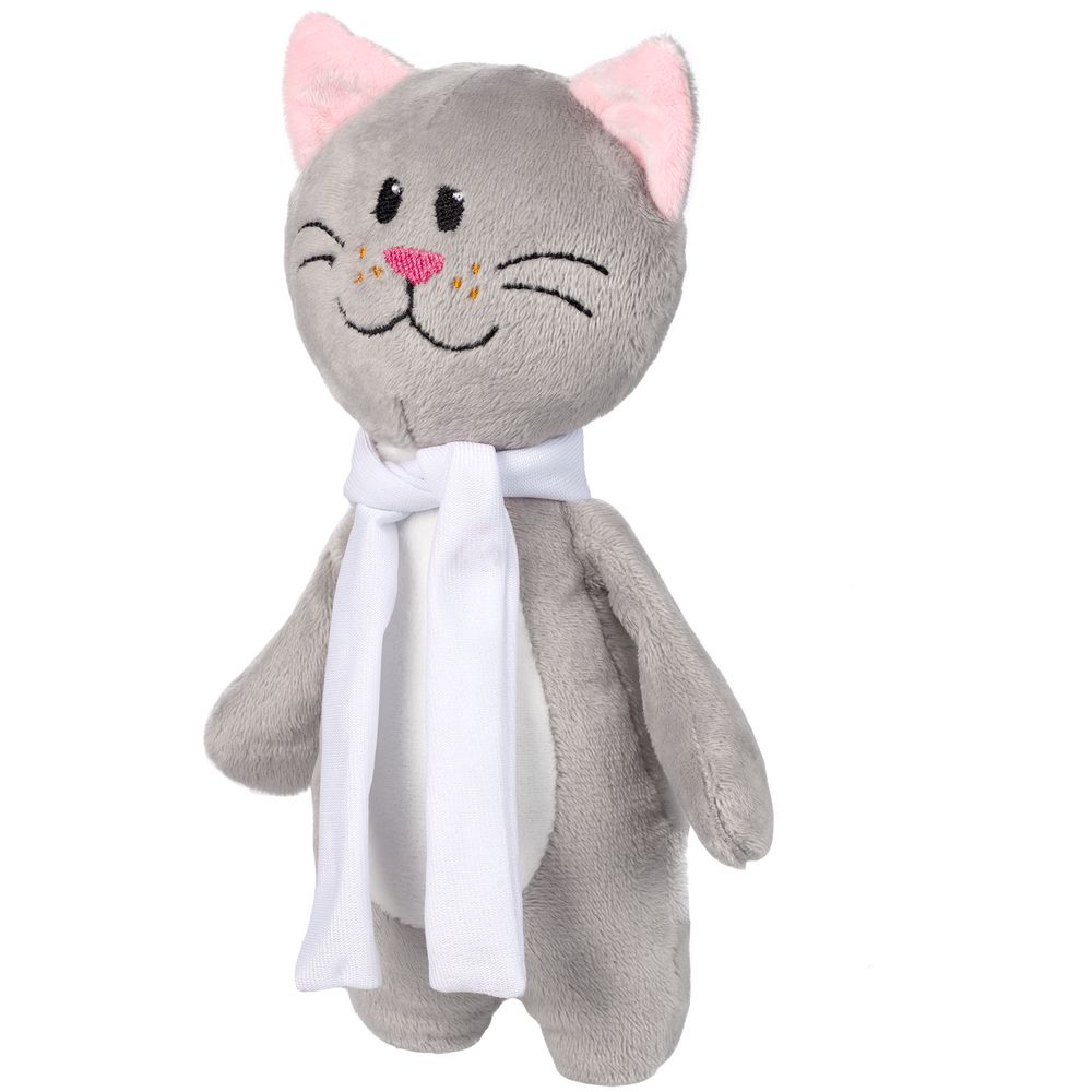 Мягкая игрушка Beastie Toys, котик с шарфом