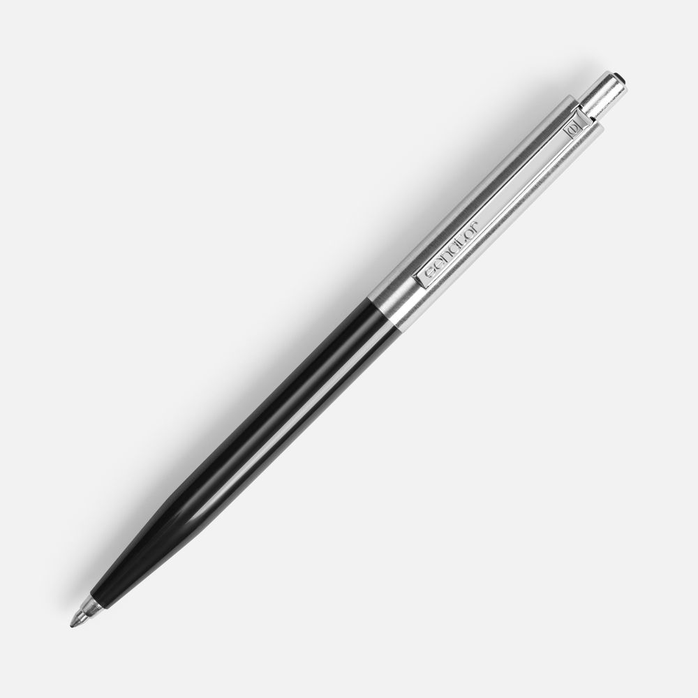 Ручка шариковая Senator Point Metal, ver.2, черная