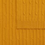 Плед Remit ver.2, темно-желый (горчичный)